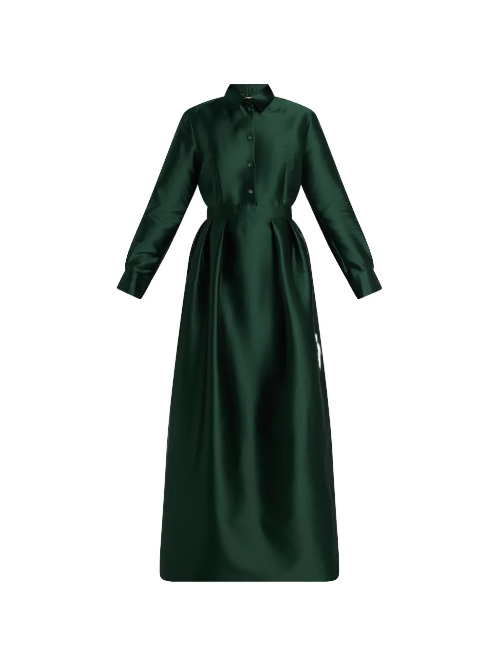 Greta Constantine Pleated Shirt Dress