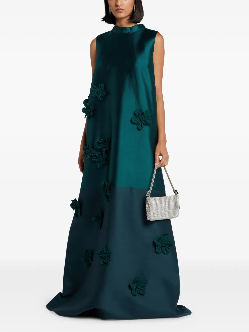 Greta Constantine Floral Applique Dress