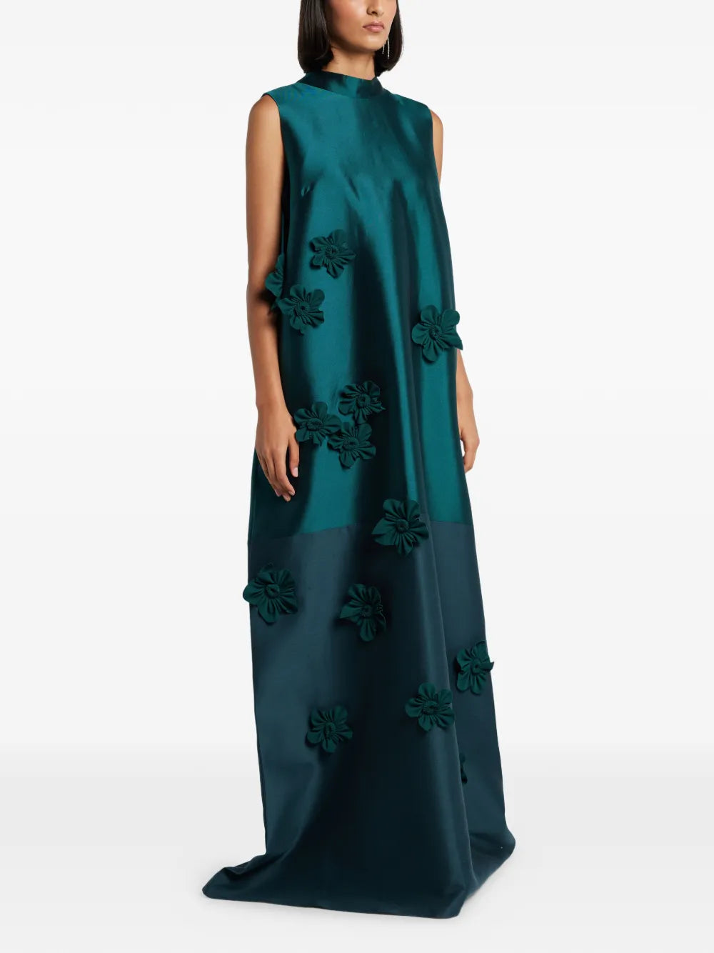 Greta Constantine Floral Applique Dress