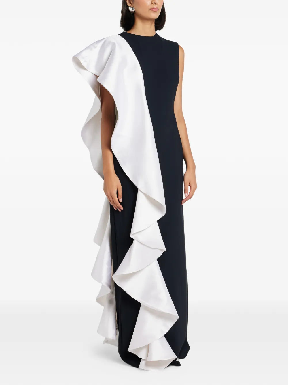 Greta Constantine Ruffled Eglinton Dress