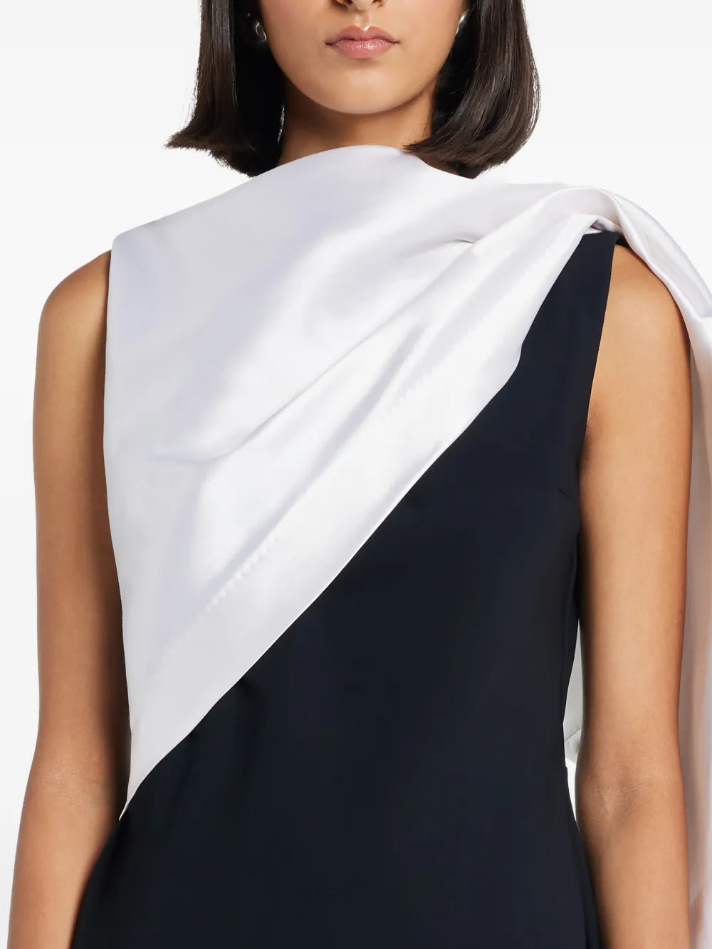 Greta Constantine Draped Gown Dress