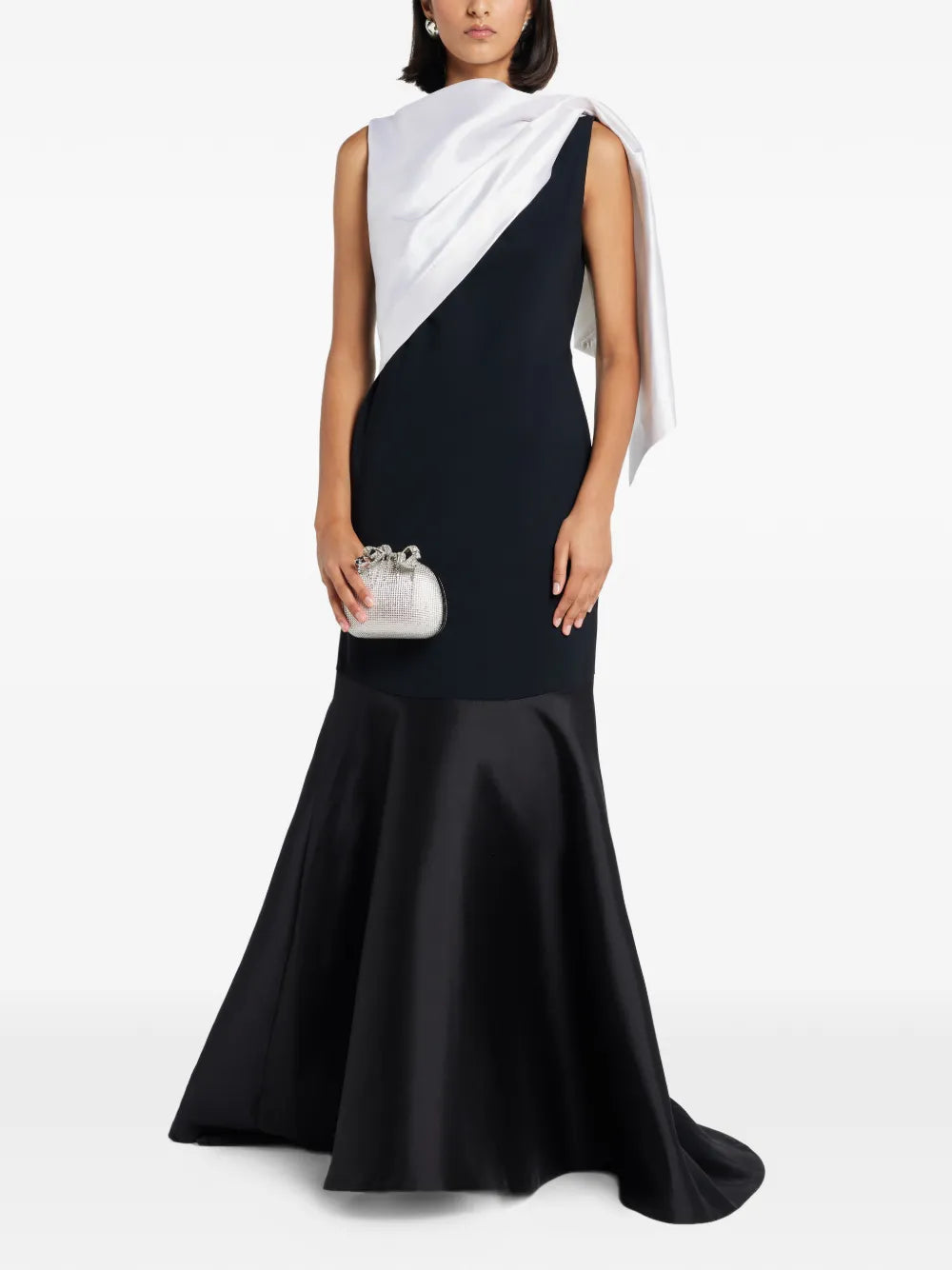 Greta Constantine Draped Gown Dress