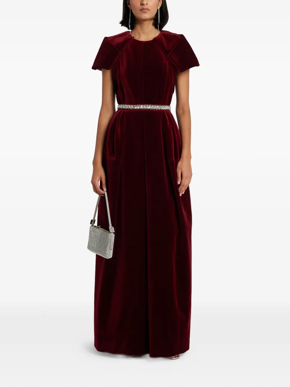 Dice Kayek Embellished Belted Dress