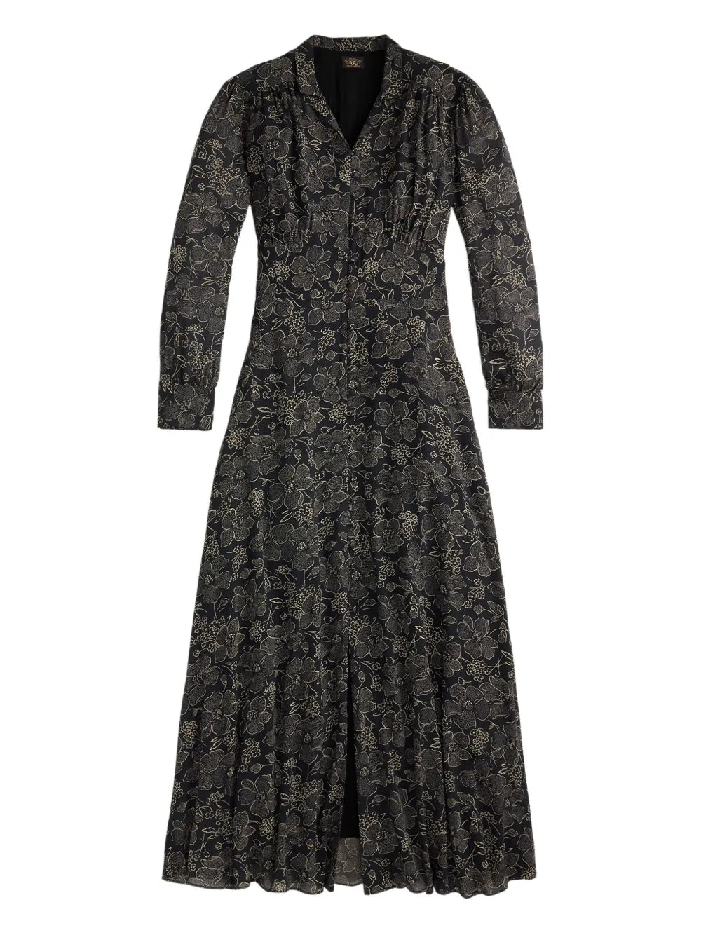 Ralph Lauren Rrl Floral Button Dress