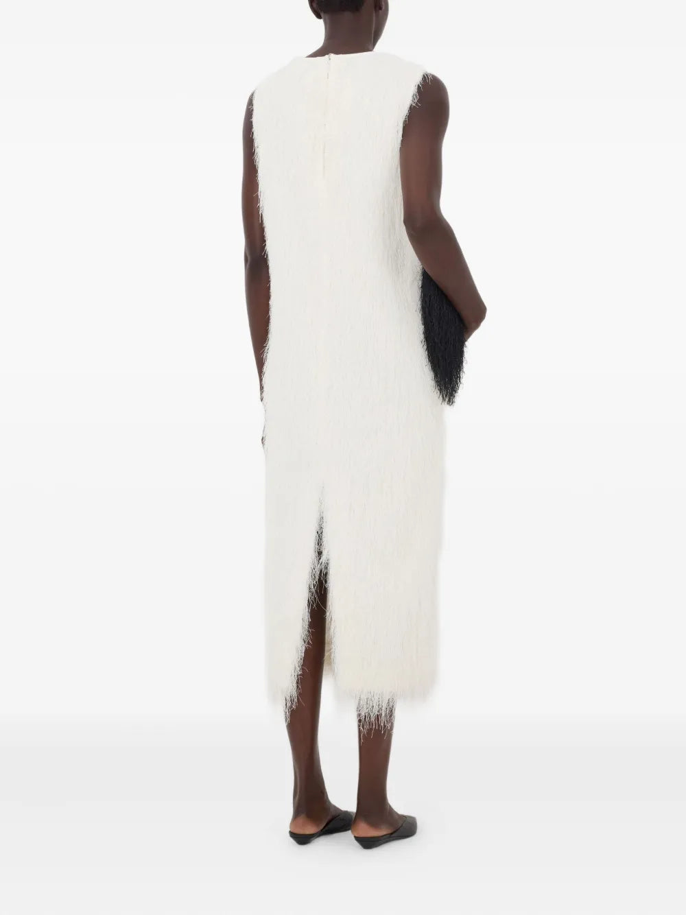 Loulou De Saison Tiwa Fringed Midi Dress