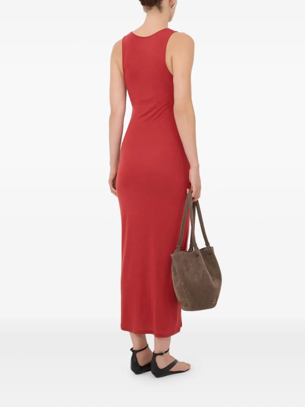 Loulou De Saison Myron Lds Shoulder Straps Midi Dress