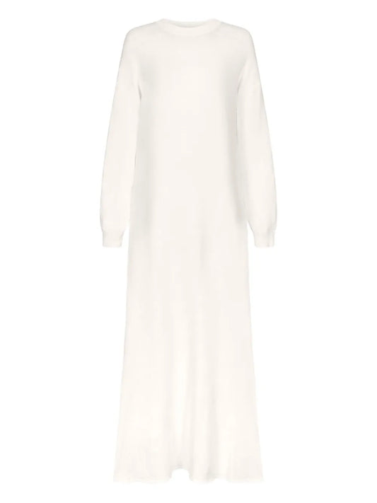 Loulou De Saison Lucy Long Sleeve Knitted Maxi Dress
