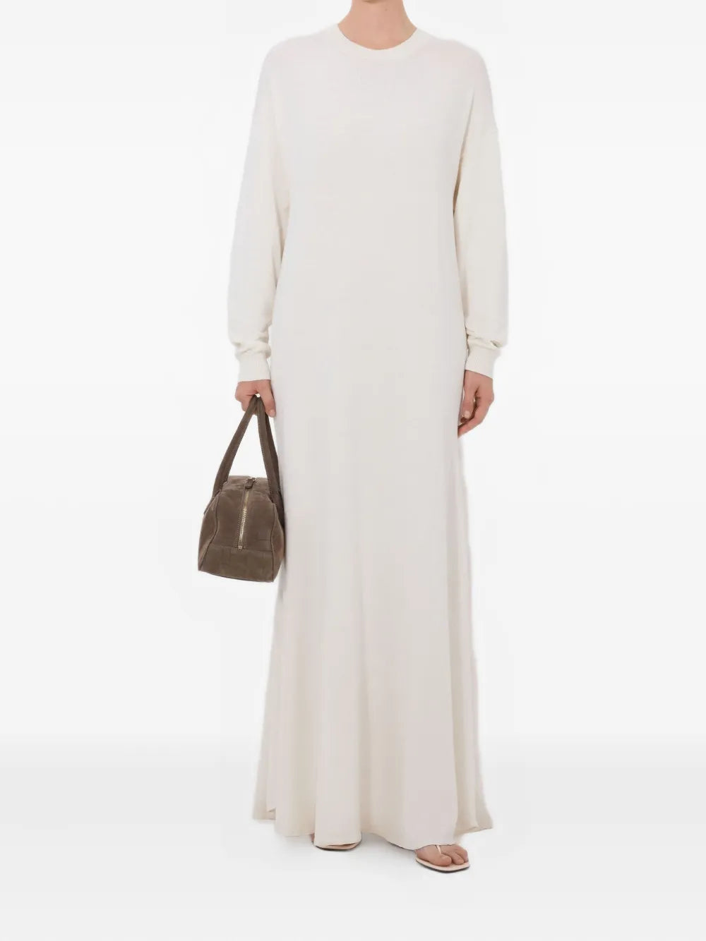 Loulou De Saison Lucy Long Sleeve Knitted Maxi Dress