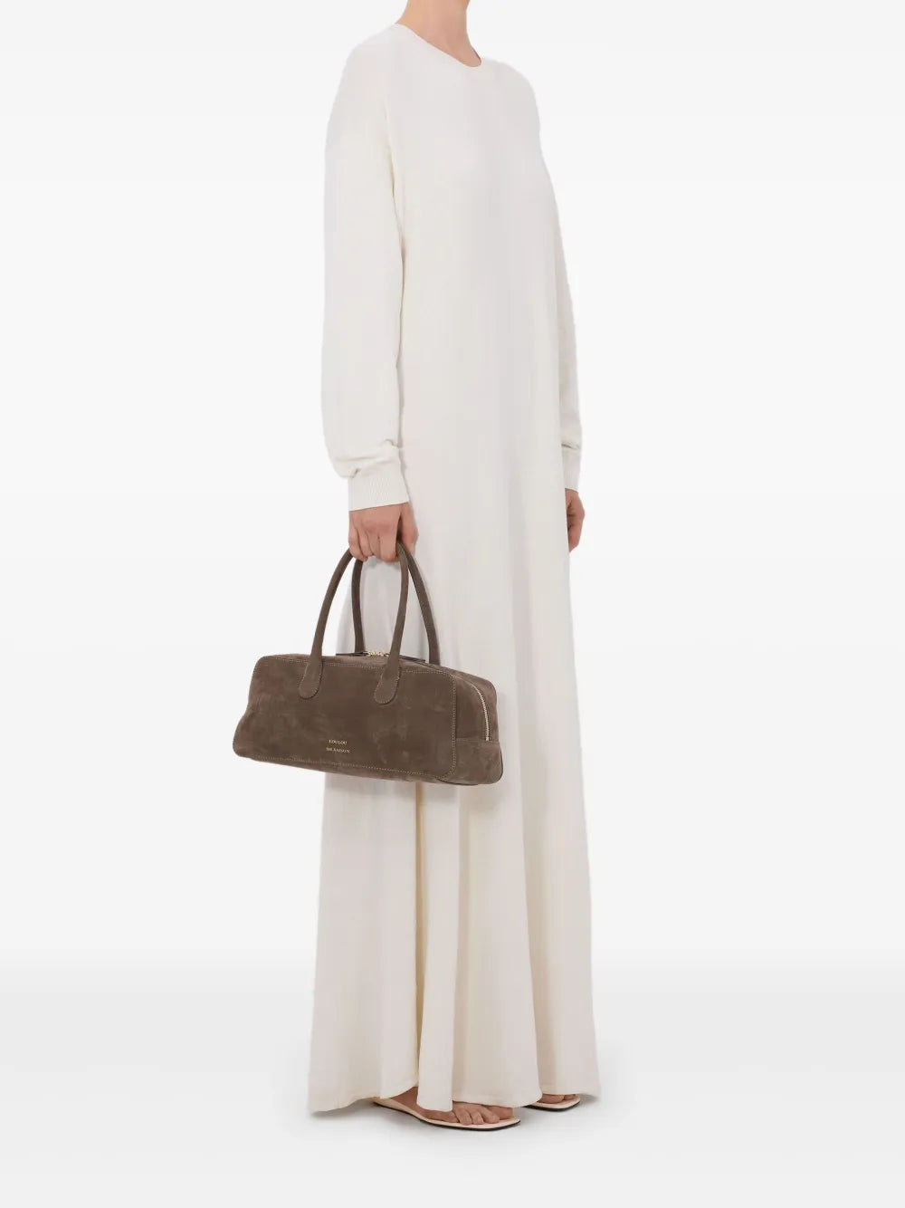 Loulou De Saison Lucy Long Sleeve Knitted Maxi Dress