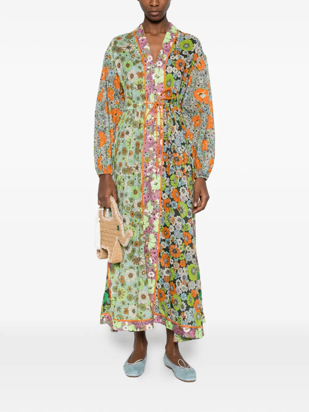 Alemais Floral Print Belted Dress