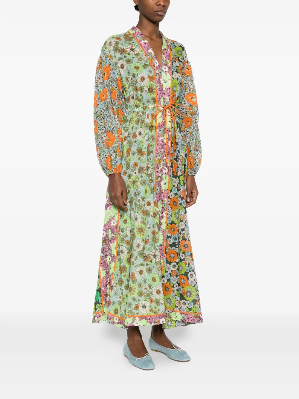 Alemais Floral Print Belted Dress