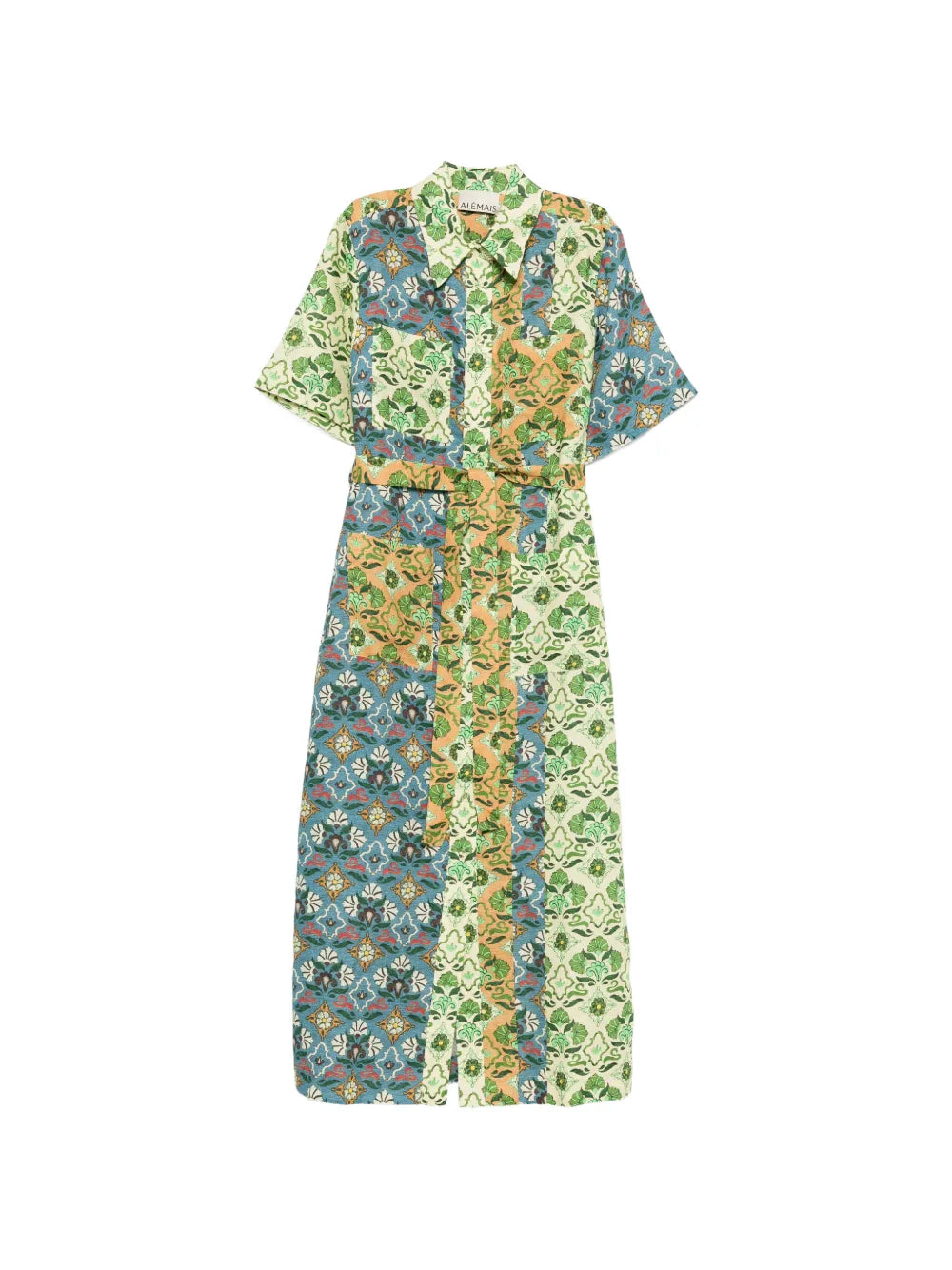Alemais Floral Print Shirt Dress