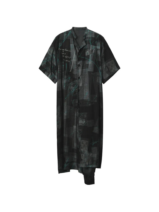 Ys Print Button Dress