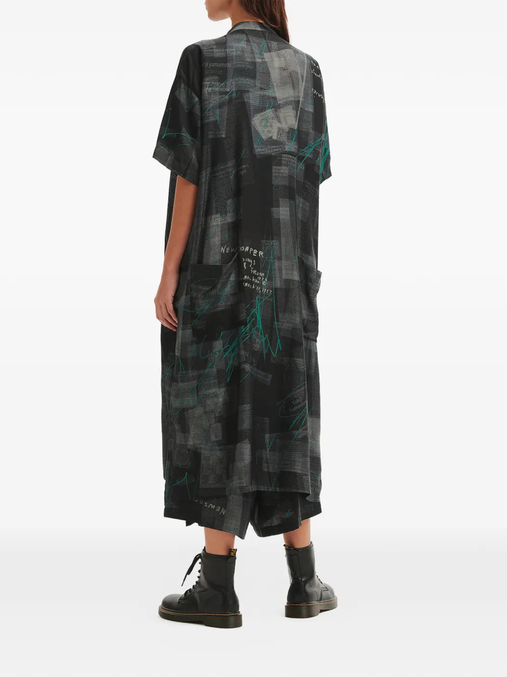 Ys Print Button Dress