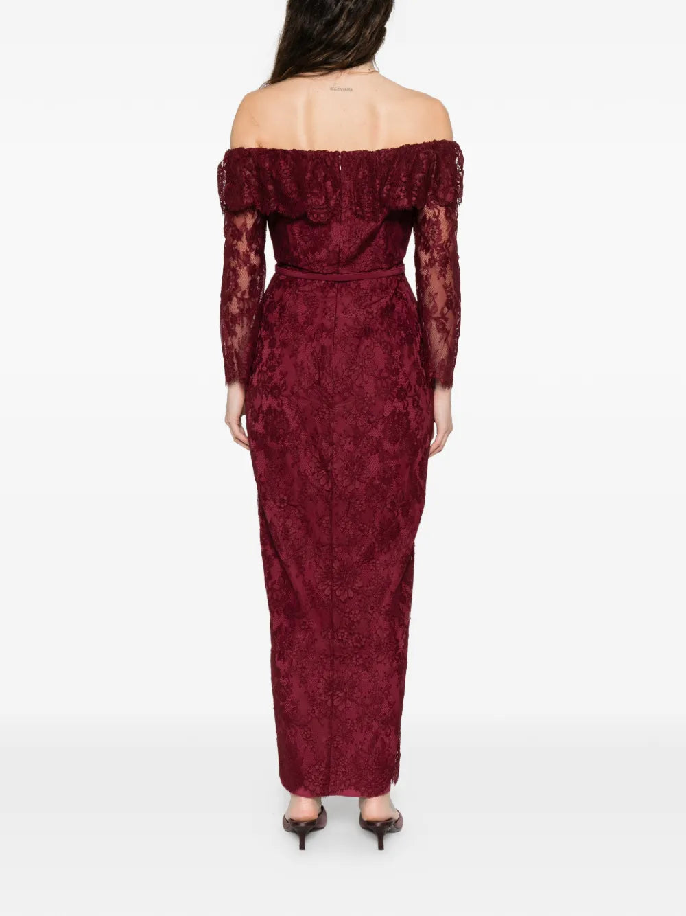 Self Portrait Lace Button Dress