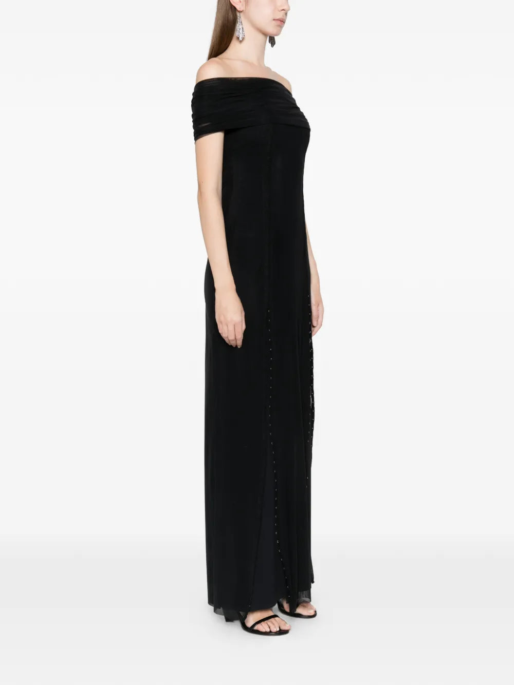 Axel 113 Afterhours Slit Embellished Maxi Dress
