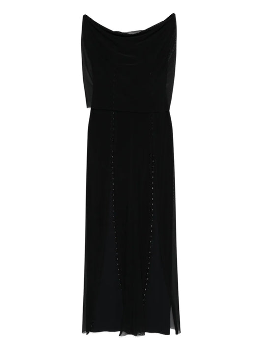 Axel 113 Afterhours Slit Embellished Maxi Dress