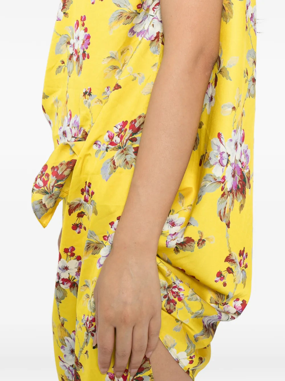 Blaklace One Shoulder Floral Dress