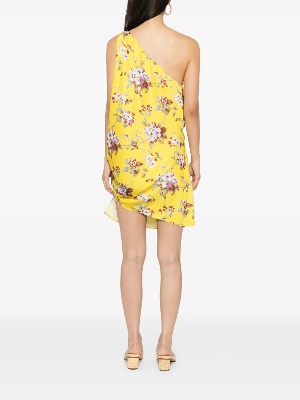 Blaklace One Shoulder Floral Dress