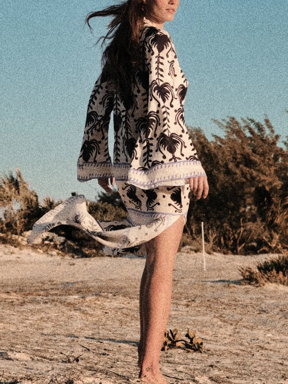 Johanna Ortiz Wild Savannah Printed Midi Dress
