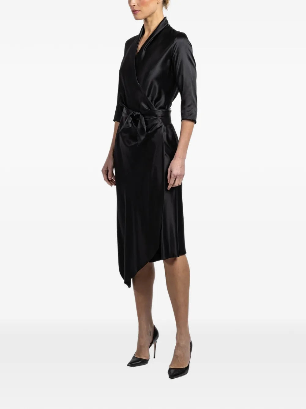 Peter Cohen Tie Waist Wrap Dress
