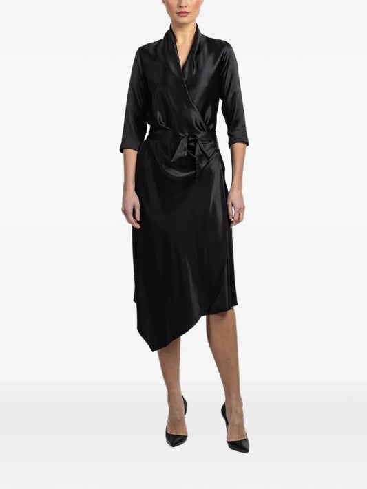 Peter Cohen Tie Waist Wrap Dress