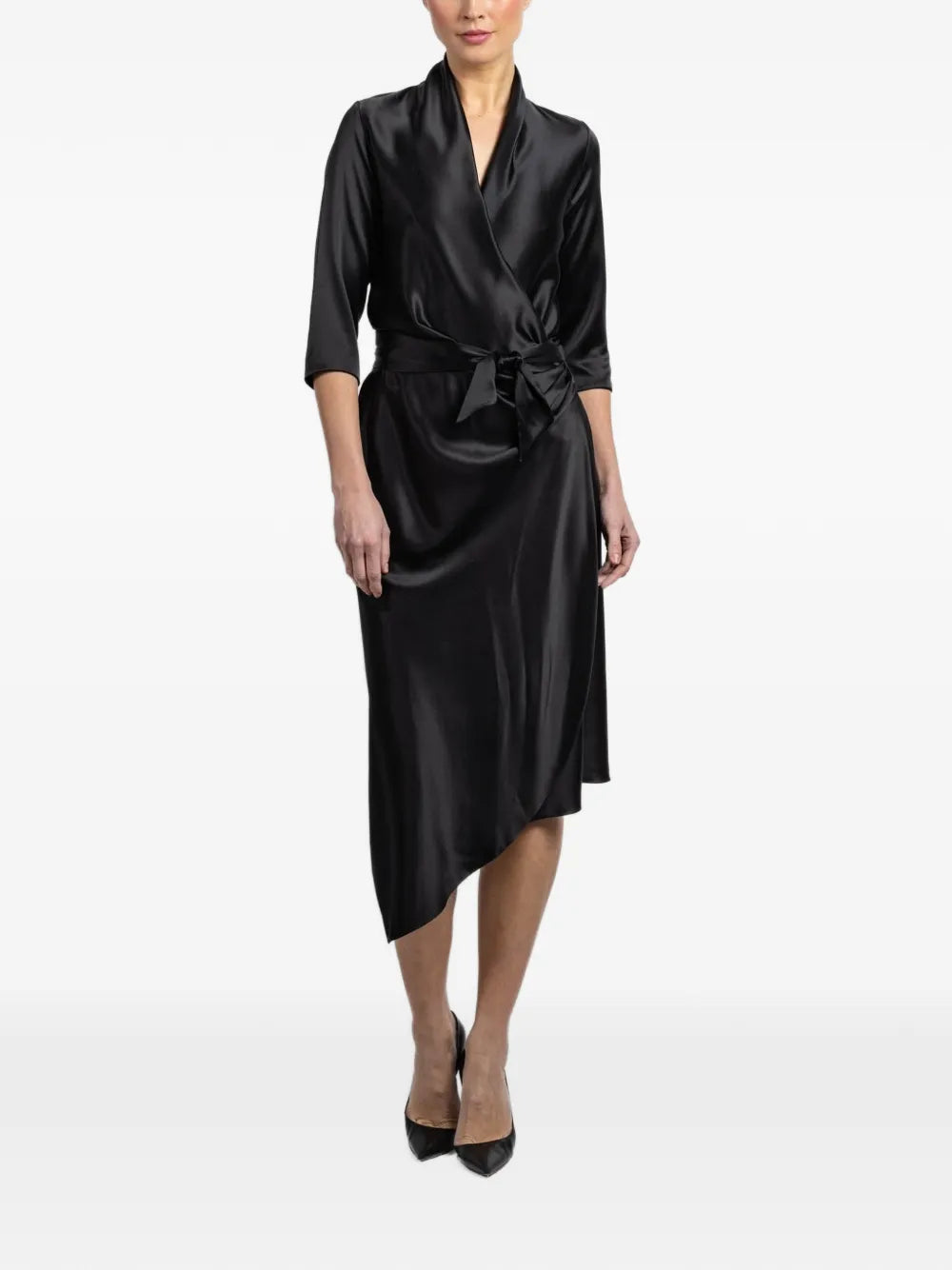 Peter Cohen Tie Waist Wrap Dress