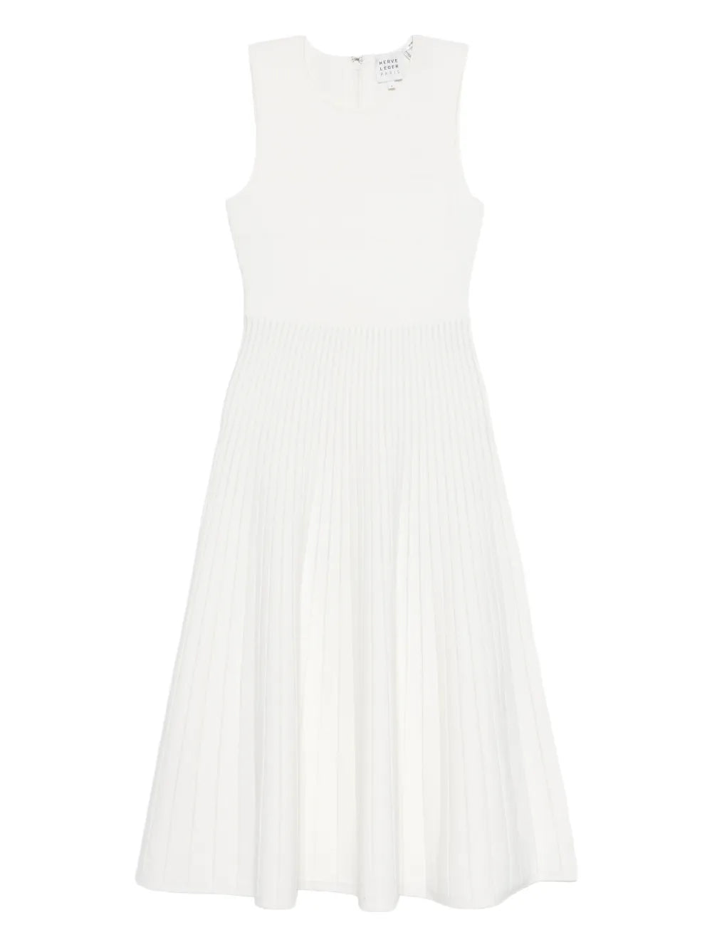 Herve Leger Pleated A Line Dress