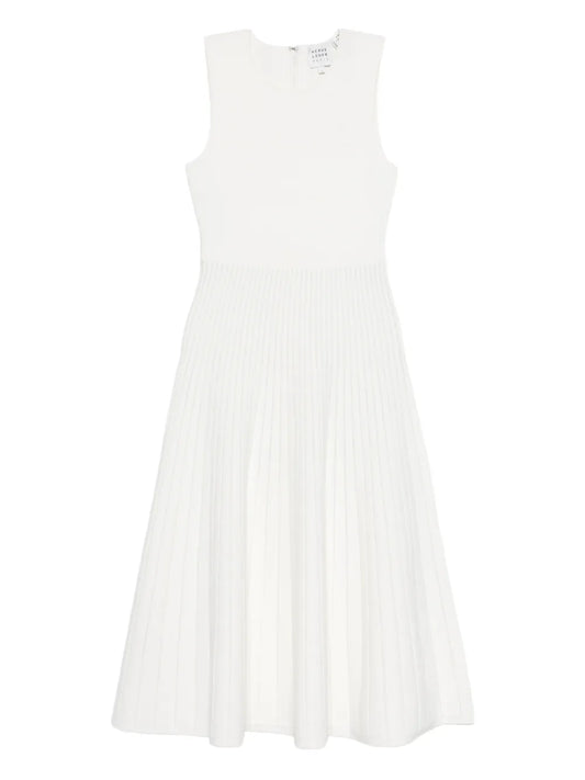 Herve Leger Pleated A Line Dress