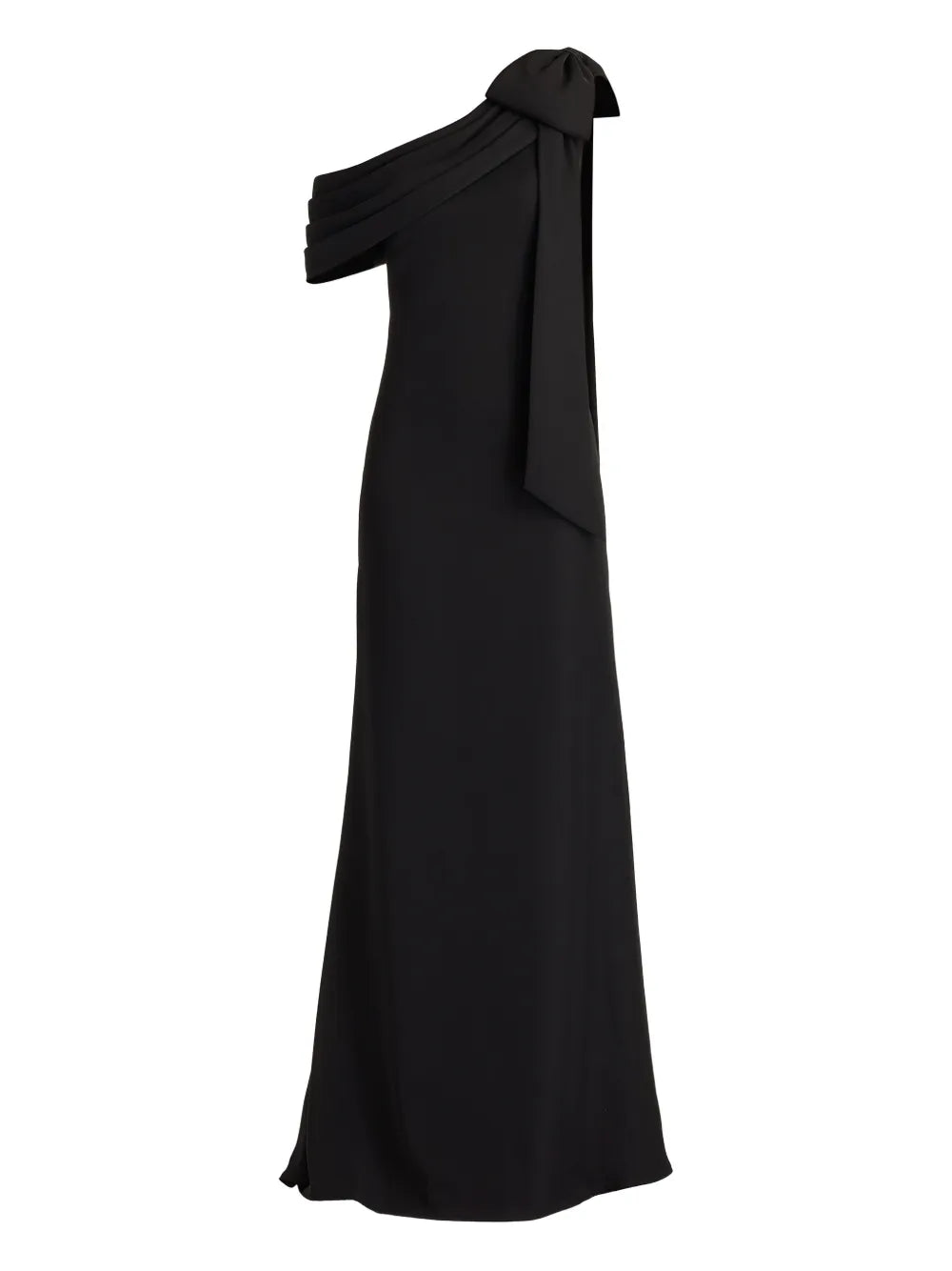 Tadashi Shoji Bow One Shoulder Maxi Dress
