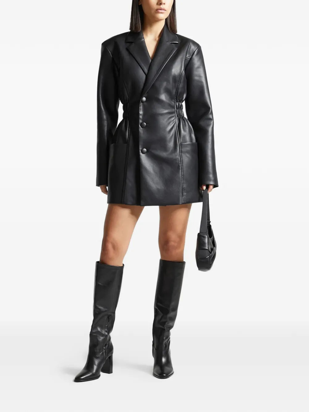 Maniere De Voir Double Breasted Blazer Dress