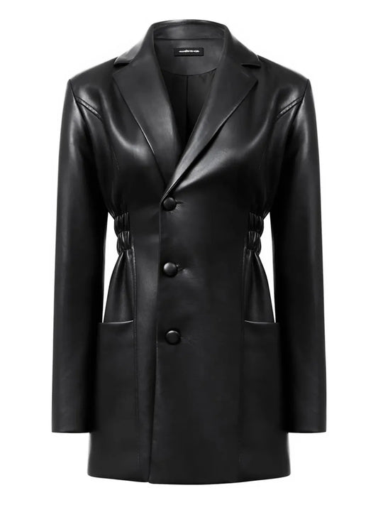 Maniere De Voir Double Breasted Blazer Dress