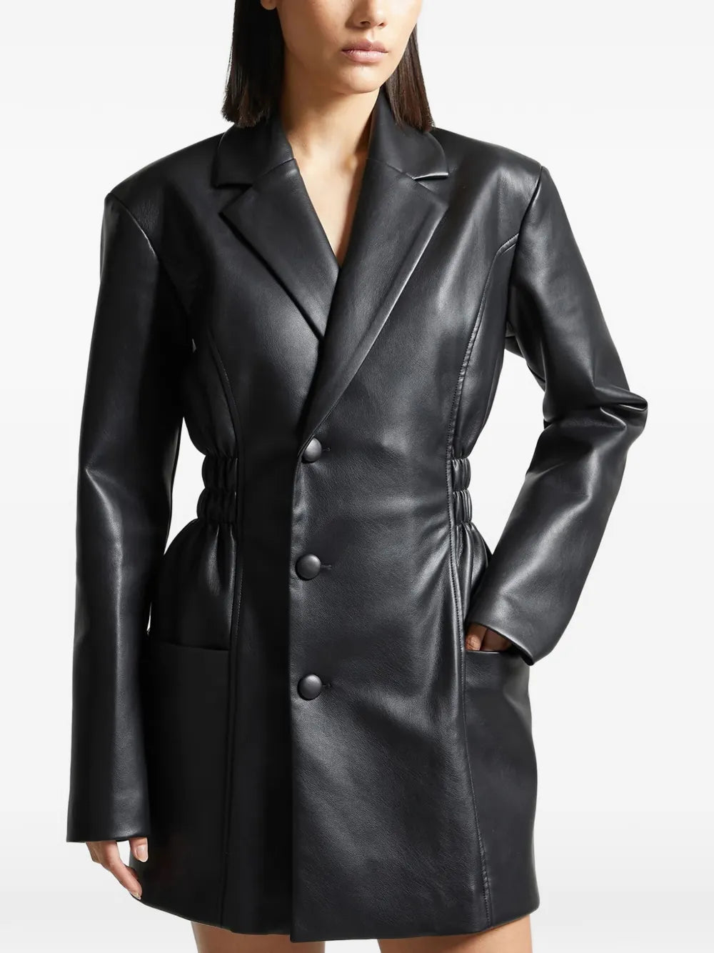 Maniere De Voir Double Breasted Blazer Dress