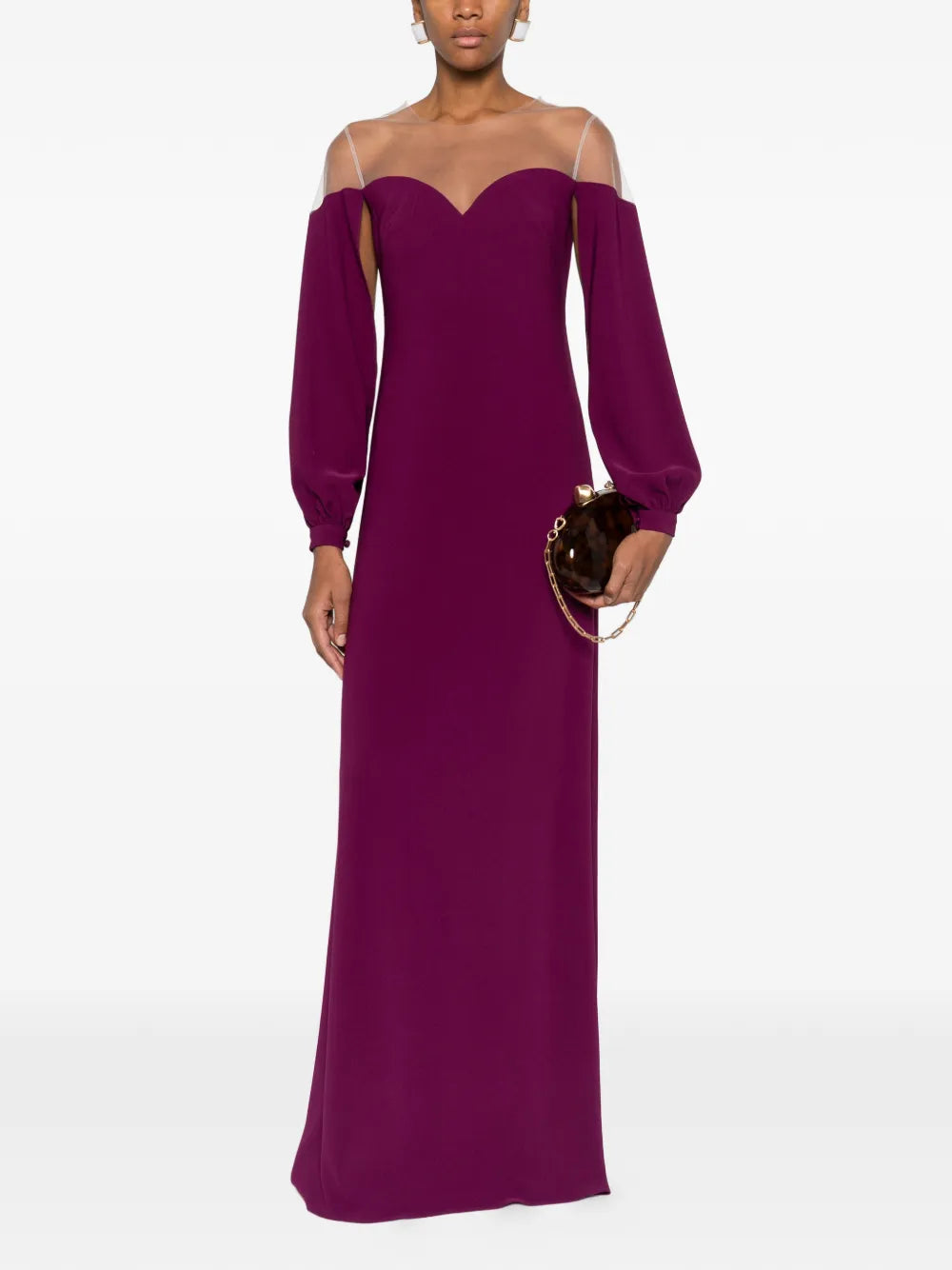 Cristallini Rafaela Long Sleeves Maxi Dress