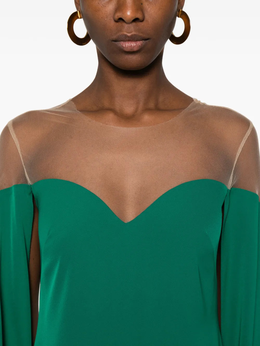 Cristallini Carmen Long Sleeves Maxi Dress
