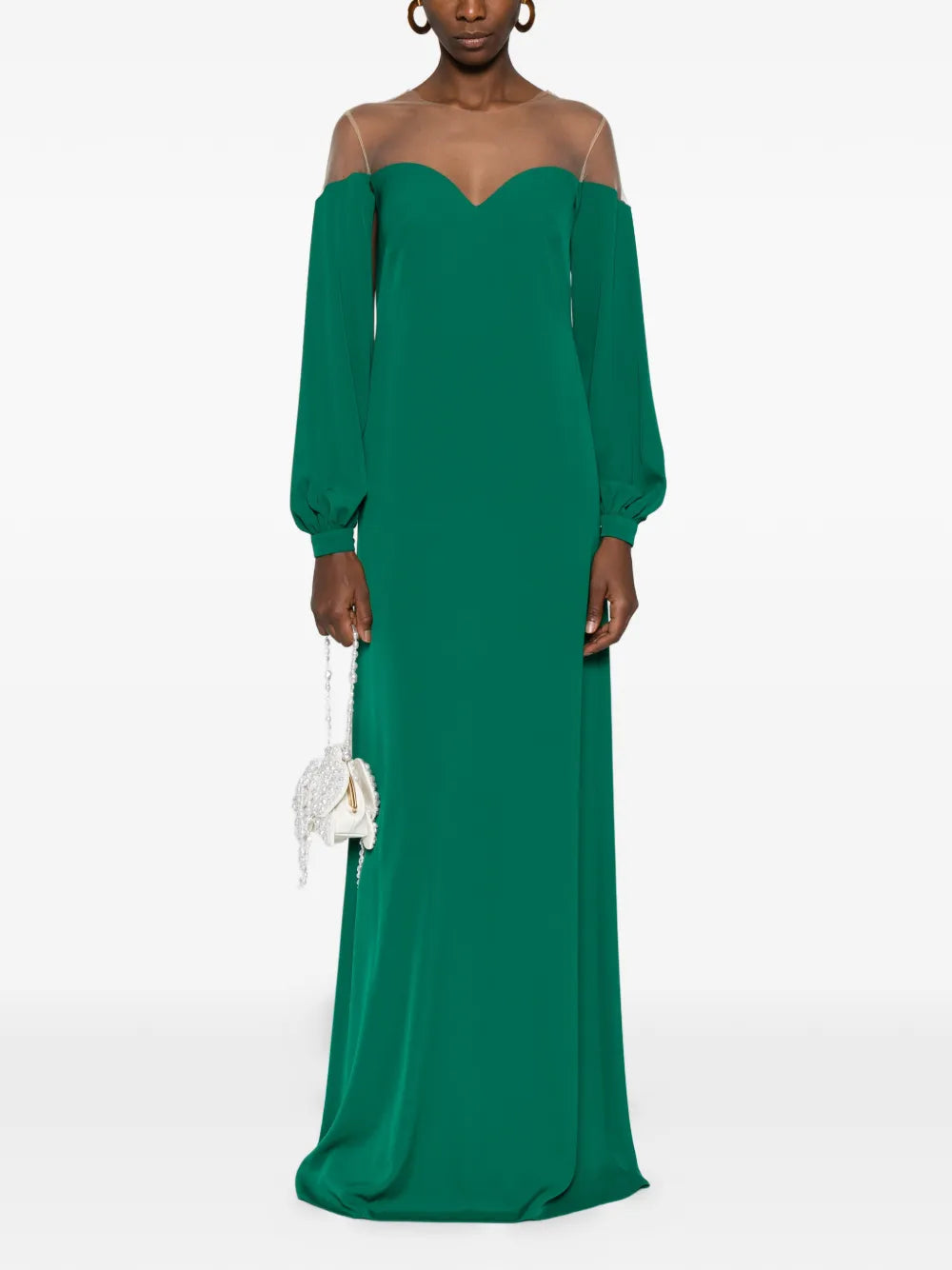 Cristallini Carmen Long Sleeves Maxi Dress