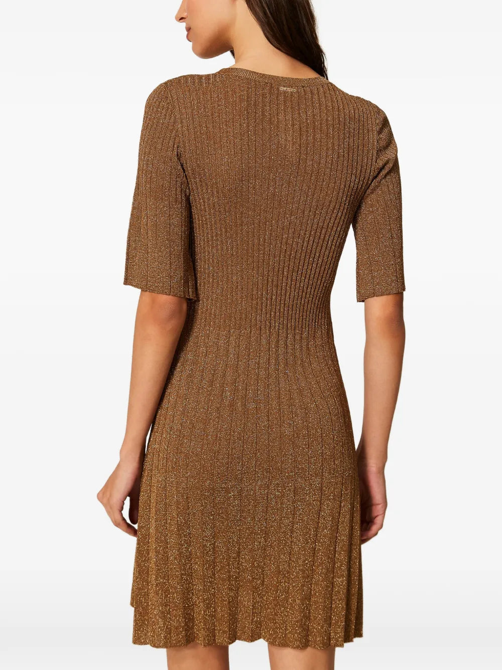 Twinset Lurex Knitted Dress