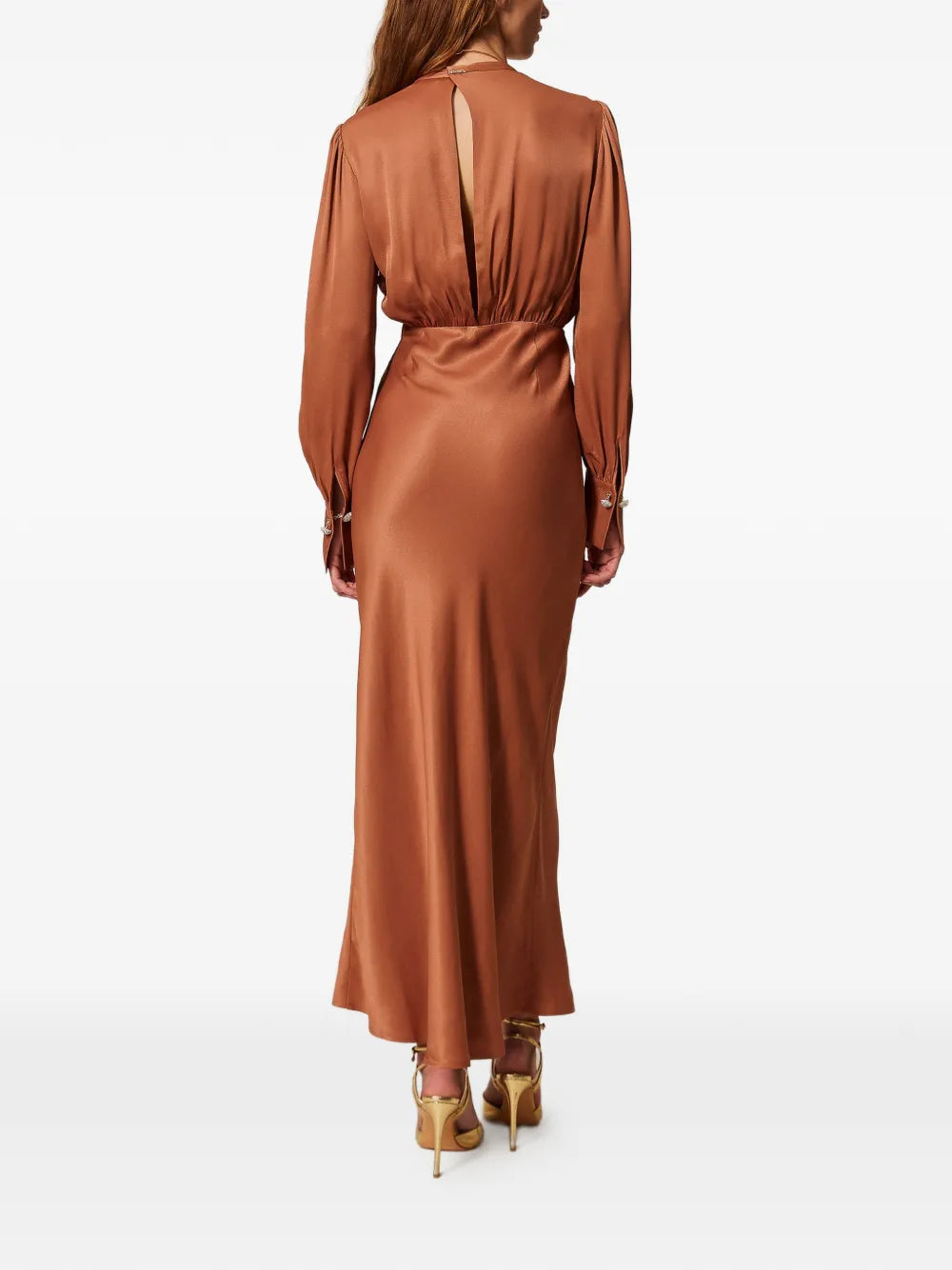 Twinset Long Satin Dress
