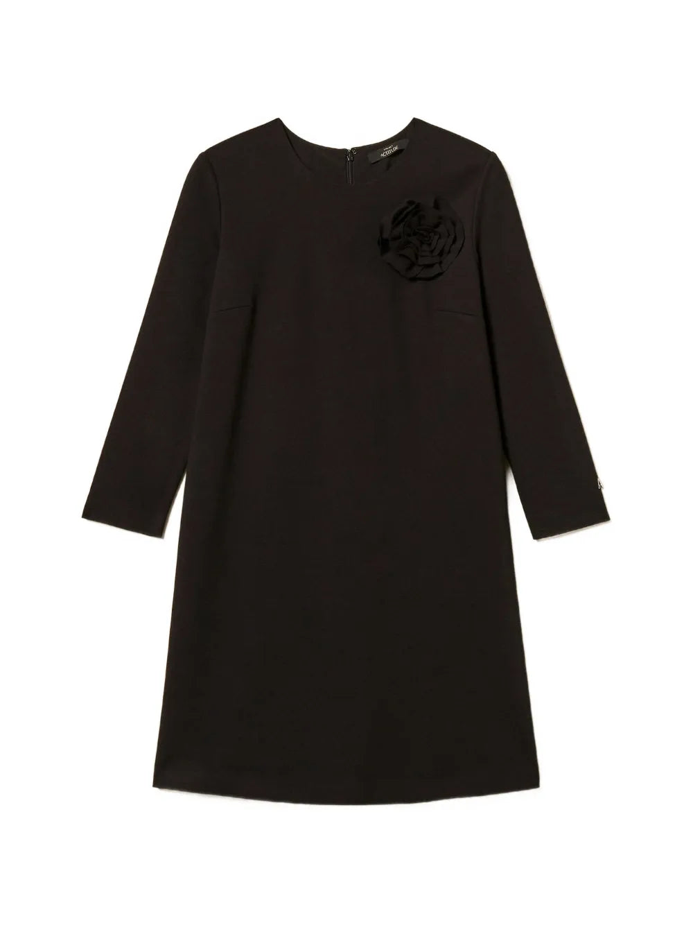 Twinset Floral Brooch Mini Dress