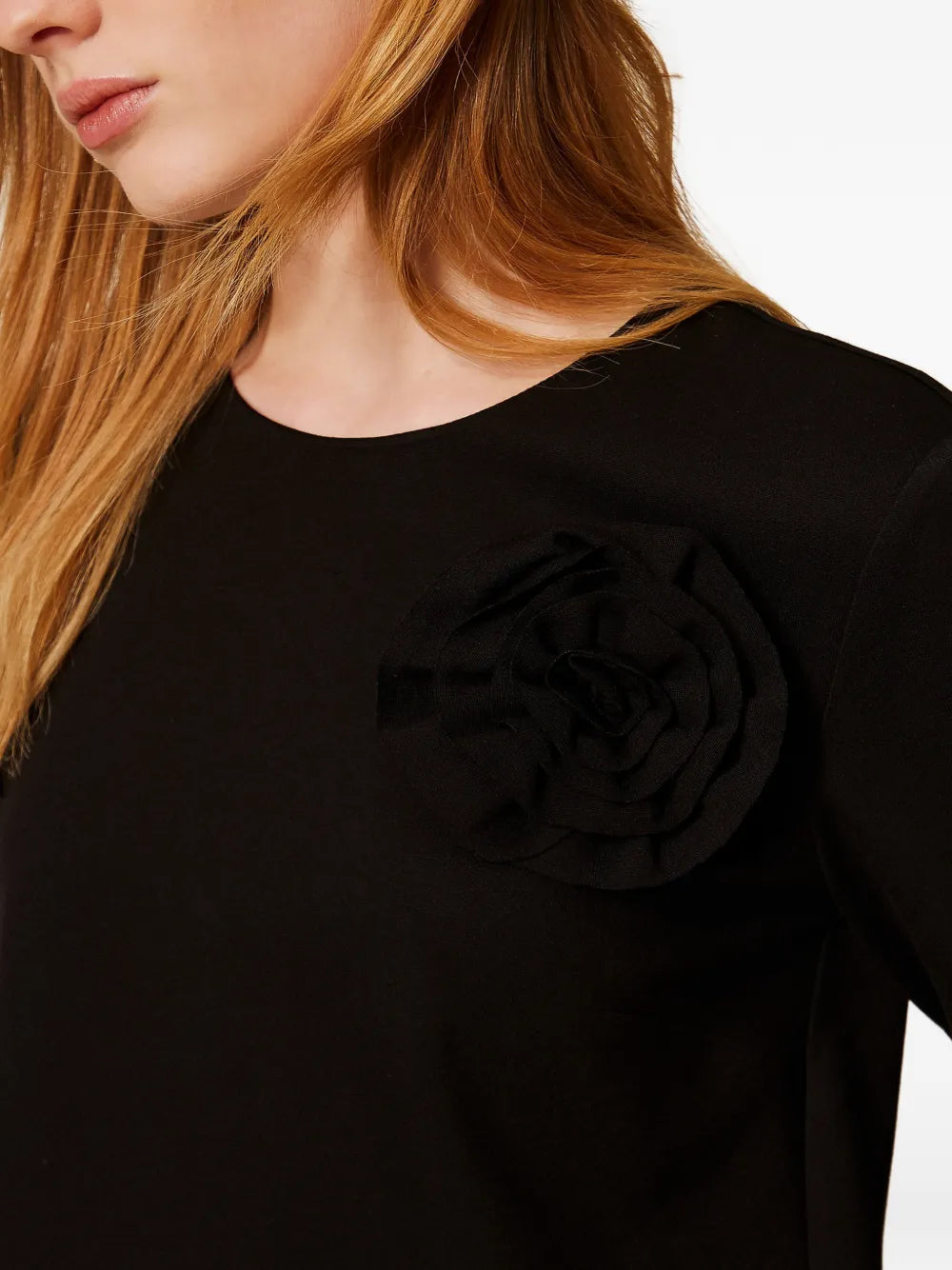 Twinset Floral Brooch Mini Dress