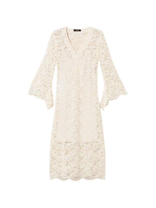 Twinset Laced Flared Midi Dress