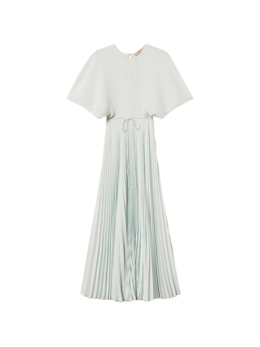 Twinset Tie Waist Pleated Dress