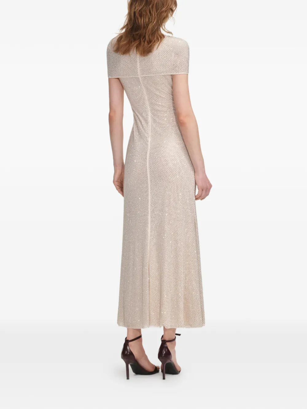 Self Portrait Embellished Midi Dress