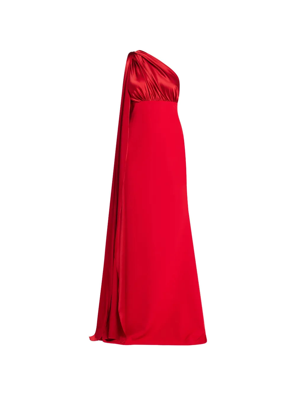 Rhea Costa One Shoulder Draped Dress