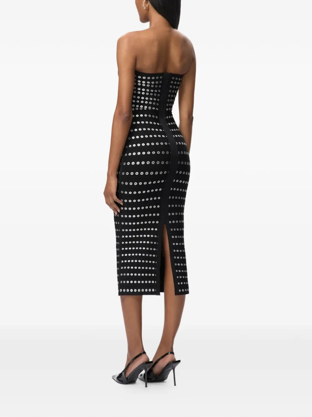 Herve Leger Sequin Strapless Dress