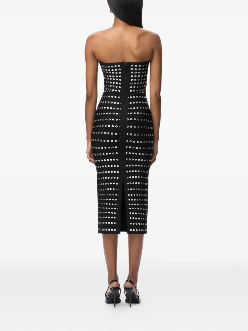 Herve Leger Sequin Strapless Dress