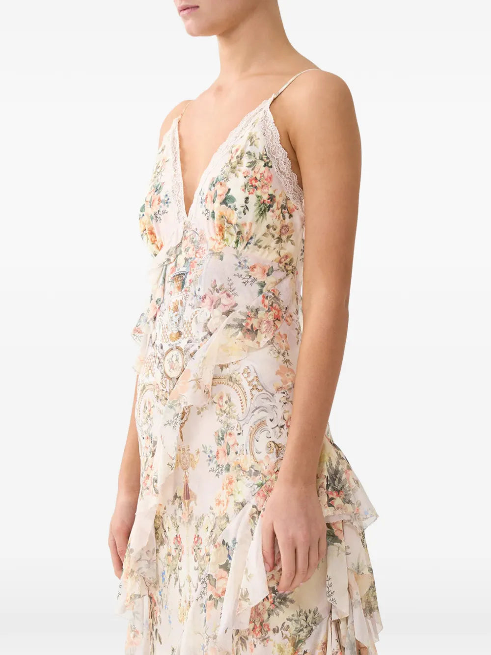 Camilla Floral Ruffled Dress