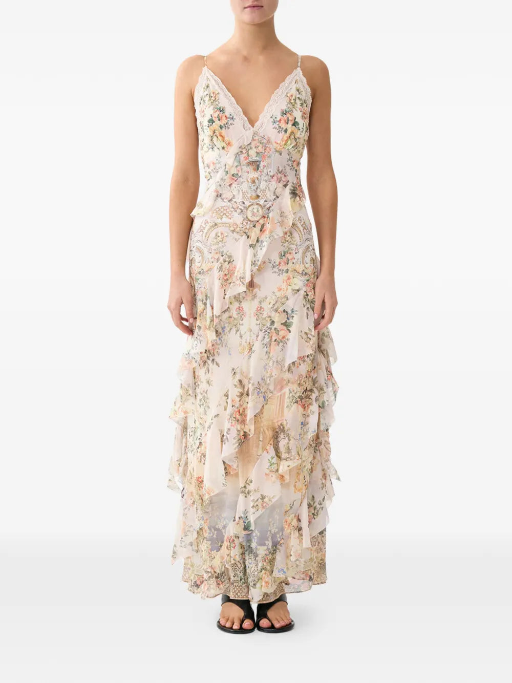 Camilla Floral Ruffled Dress