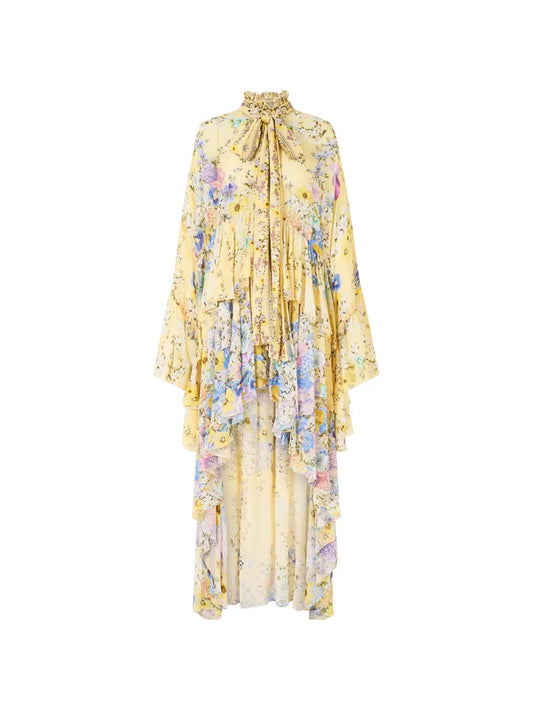Camilla Ruffled Floral Print Dress
