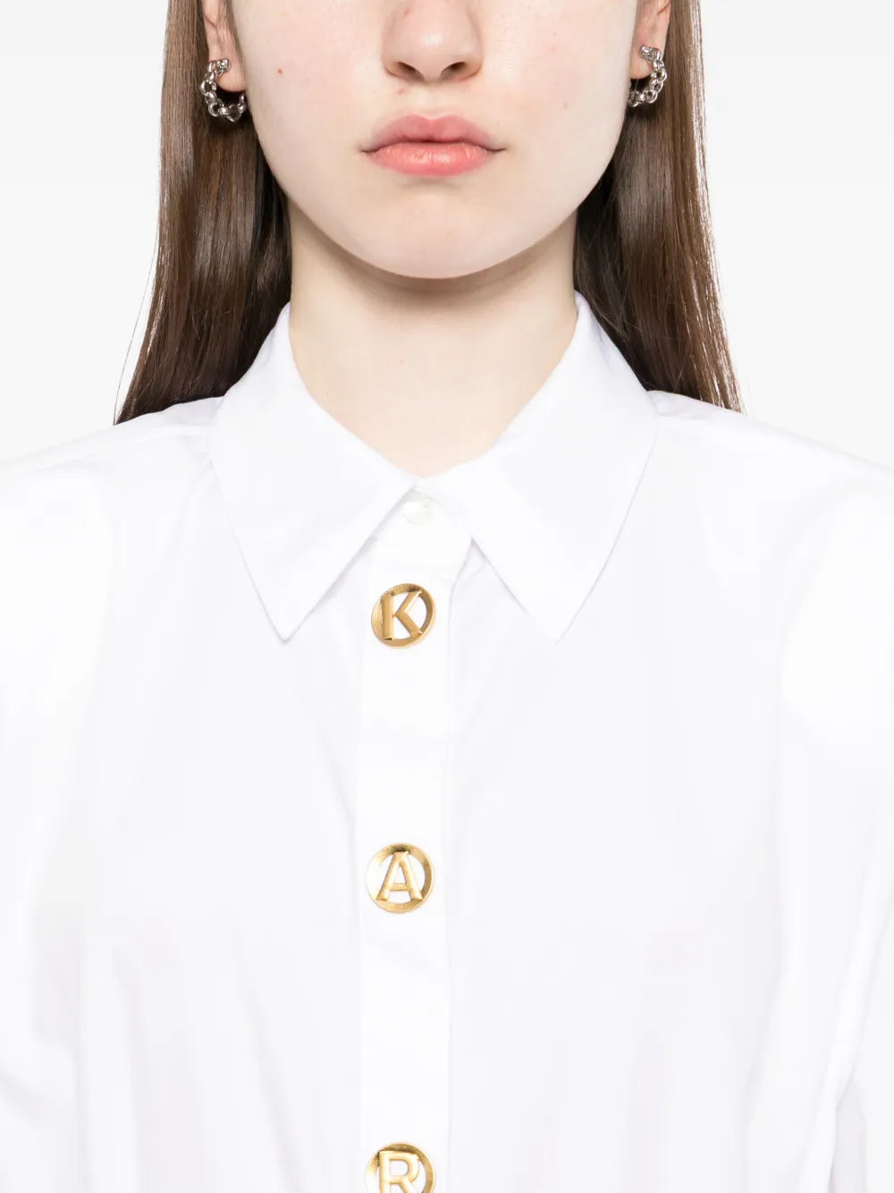 Karl Lagerfeld Belted Shirt Dress